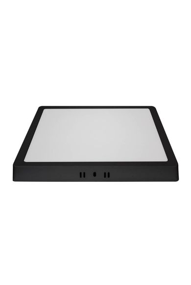 Painel LED Slim De Sobrepor Quadrado Preto 24W 4100K Blumenau