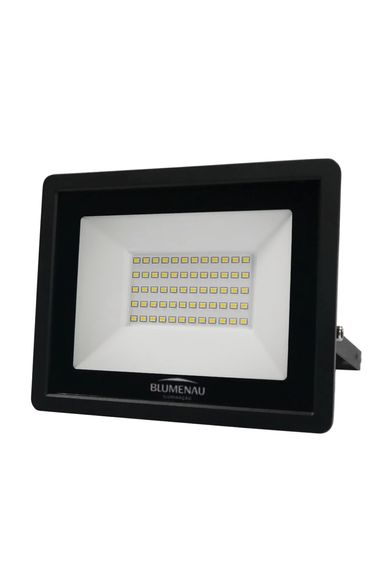 Projetor Refletor Led 50w Bivolt Preto 6500K Blumenau