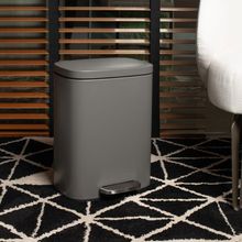 Lixeira Matte Chumbo 12l