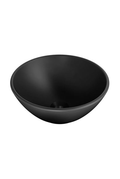 Cuba De Apoio Loft R1 Black Noir Em Louça 35Cm Incepa