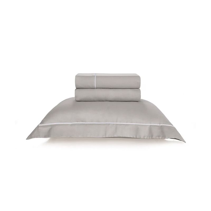 Jogo-de-Cama-Solteiro-Trussardi-300-Fios-Percal-100--Algodao-Enrico-Marmo-Branco