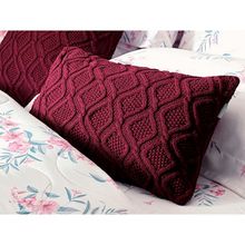 Almofada Trussardi 100% Algodão Armeni Vino 30cm x 50cm