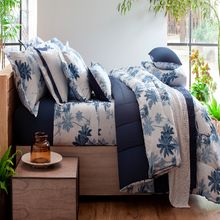 Jogo de Cama Queen Palm 300 Fios 2,60m x 2,50m Naturalle