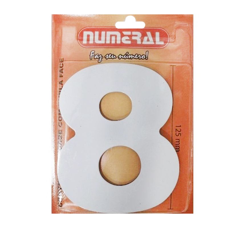 Numero-Residencial-8-Branco-Em-ACM-125mm-Numeral