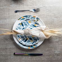 Prato Sobremesa Corona 20Cm Coupe Oliv 6 peças Yoi