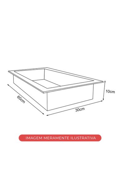 Nicho Em Mármore Sintético 60×30cm Bege Cozimax