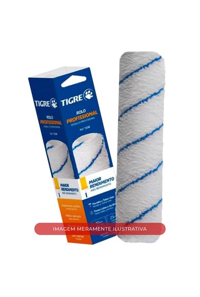 Rolo Profissional De Microfibra 23cm 1336 Tigre