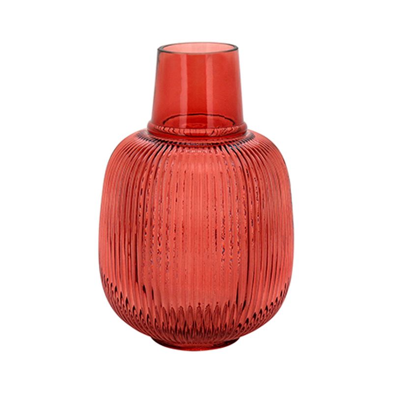 Vaso--Altine-Vidro-Vermelho-25cm-x-16cm-x-16cm--------------------------------------------------------------------------------------
