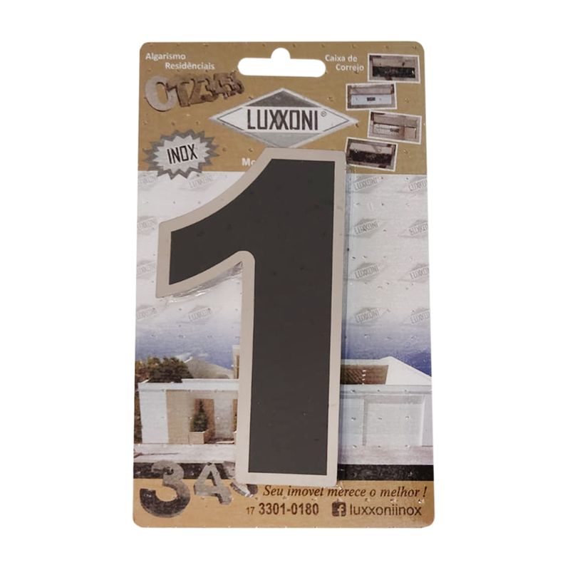 Numero-Residencial-1-Preto-Com-Inox-125cm-Luxxoni