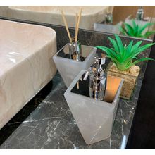 Porta Sabonete Líquido De Resina Madepérola Inotex