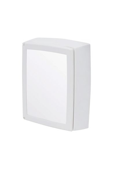Armário Plástico Branco De Sobrepor Com Porta Reversível 30x37x11cm Astra