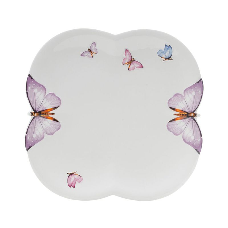 Sousplat-de-Porcelana-Borboletas-27cm--6-pecas---Wolff