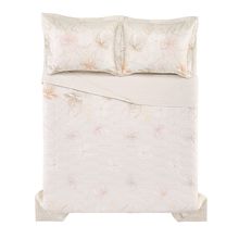 Jogo De Colcha King Nadine Estampado 180 Fios 3 Peças 290x255cm Karsten