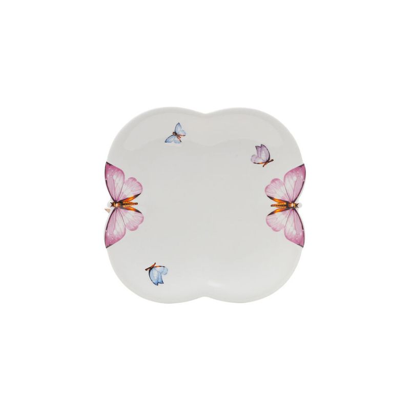 Pratos-para-Sobremesa-de-Porcelana-Borboletas-19cm-6-Pecas