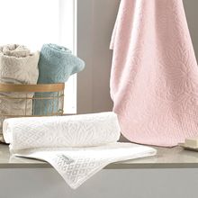 Toalha de Rosto Aveludada Monique Marshmallow Karsten