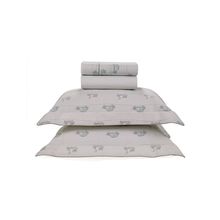 Jogo de Cama Casal Infantil Nicco 200 Fios Percal 100% Algodão Trussardi