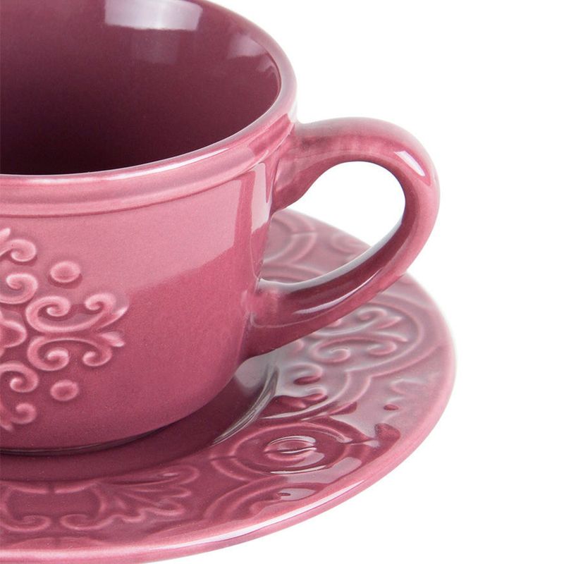 Conjunto-4-Xicaras-De-Cha-De-Porcelana-Com-Pires-Tiles-Lilac-250ml-Wolff