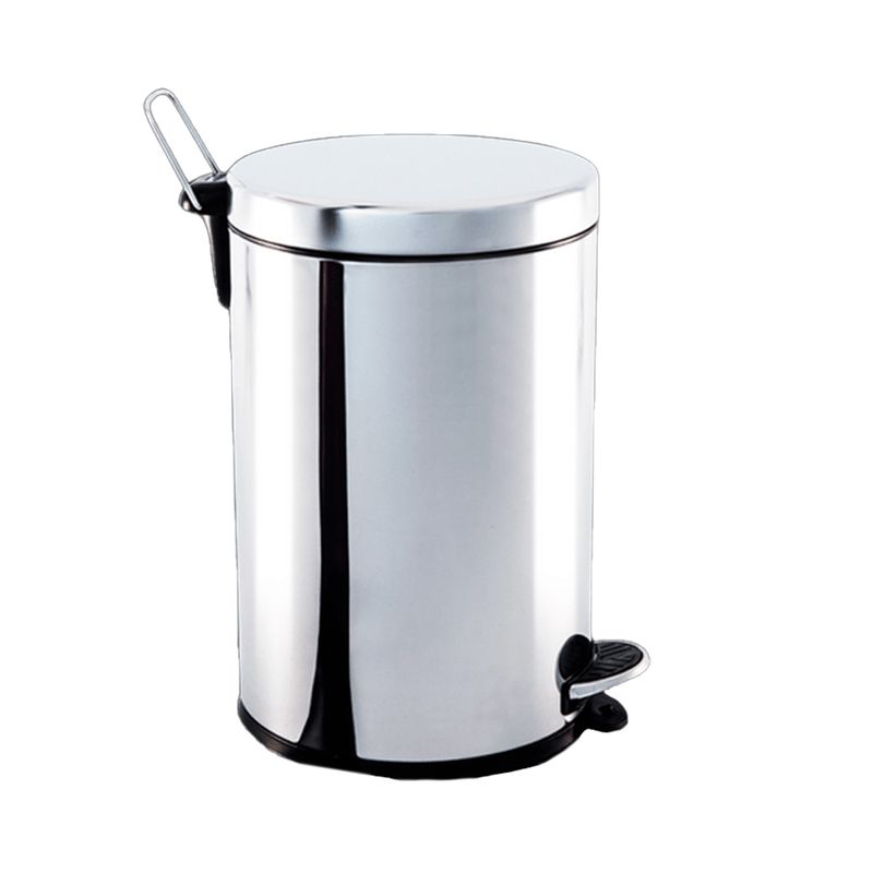 Lixeira-Inox-Com-Pedal-E-Balde-5L-20x30cm-Brinox