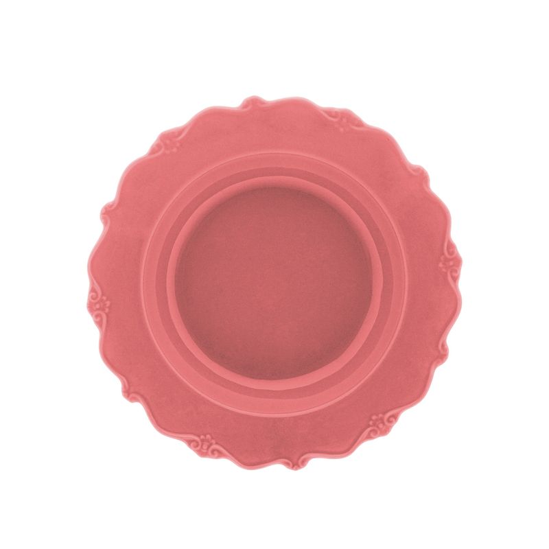 Prato-Fundo-De-Porcelana-6-Pecas-Fancy-Rose-21cm--Wolff