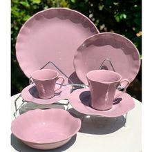 Prato Raso De Cerâmica Bergama Plum 26cm Wolff