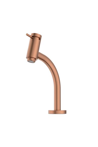 Torneira Para Lavatório De Mesa Bica Baixa Rose Gold Matte B5046C7R2B Celite