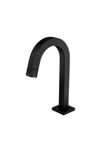 Torneira De Mesa Bica Baixa Para Lavatório Tube Black Matte 119 BL TUB MT Deca