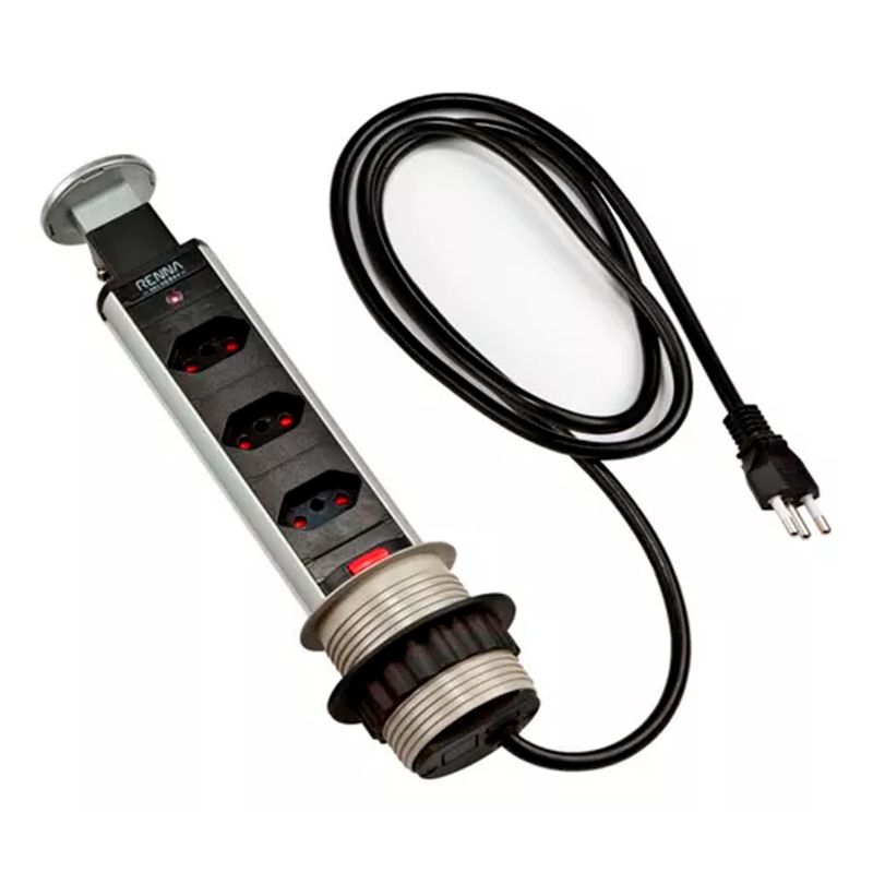 Torre-De-Tomada-Multiplug-Com-3-Entradas-Prata-Renna