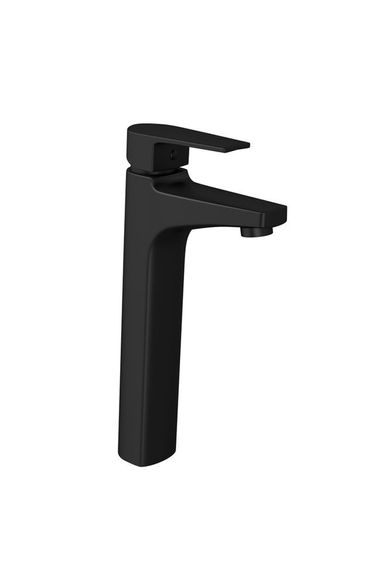 Torneira Misturador Monocomando De Mesa Bica Alta Para Lavatório Black Matte Deca