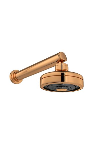 Chuveiro Com Tubo Reto De Parede Acqua Plus Red Gold