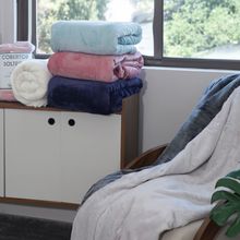 Cobertor Queen Super Soft Off-White 300G 2,20X2,40M Sonhare