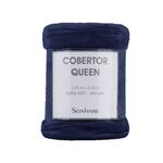 Cobertor-Queen-Super-Soft-Azul-Marinho-Sonhare-300G-220X240M
