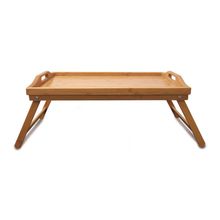 Bandeja De Cama Em Bambu 49x30x23cm