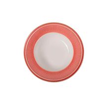 Conjunto Com 6 Pratos Fundos Toscana Vermelho Corona 275ml
