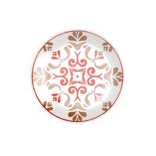 Conjunto Com 6 Pratos Sobremesa Coupe Imperial Corona 20cm
