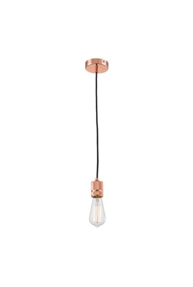 Pendente HongKong Para 1 Lâmpada E27 Rosê Chandelie