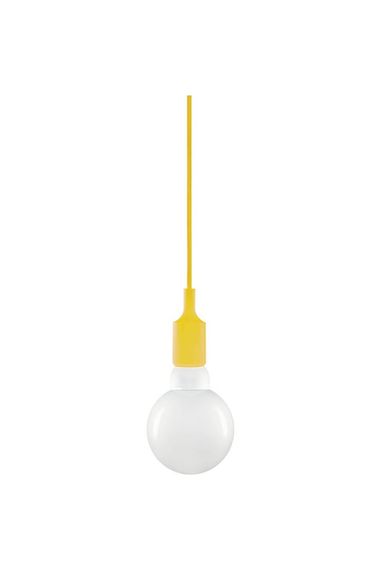 Pendente Soquete Silicone Amarelo 4549
