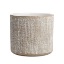 Cachepot Off White Em Cerâmica G 17x18cm