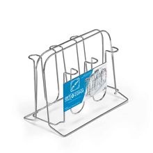 Suporte Porta Copos Cromado Art Cook para 6 Copos Arthi