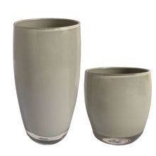 Conjunto De Potes Glossy Cinza 300x160x100mm