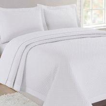 Kit Colcha King Slick Viena Branco 2,6x2,8m