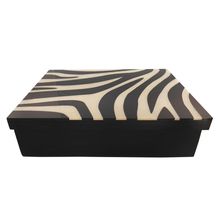 Caixa Retangular Ingrid Preta Pequena 195x50x140mm