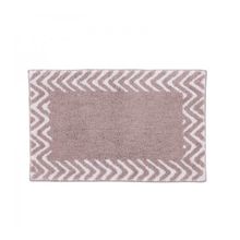 Tapete Vizapi Chevron 50x80cm Gris/Branco