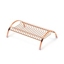 Organizador Seca Pratos Para Armário E Pia Rose Gold