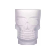 Caneca de Vidro Fosco Rock Style Caveira 2 Peças 365ml Lyor