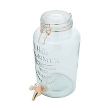 Dispenser Hello Summer em Vidro Transparente 3 Litros Urban