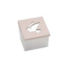 Caixa De Terço Primeira Eucaristia Espirito Santo 8x6,5x8cm