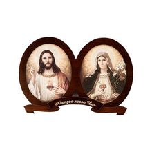 Quadro Imaculado Em Madeira Abençoa Nosso Lar