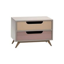 CAIXA ORGANIZADORA ANTONELLA EM MADEIRA E ACRÍLICO 26,5X19X19,5CM