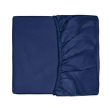 Lençol Avulso Com Elástico Casal Marinho 200 Fios