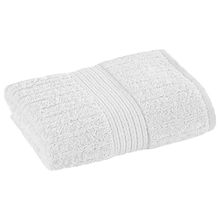 Toalha De Banho Fio Penteado Canelado Branca 70x140cm